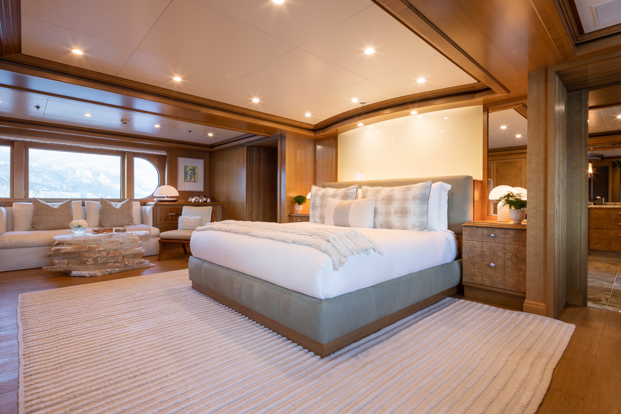 Helios master suite with sea views